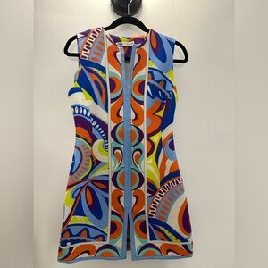 Zara Abstract Patterned Dress